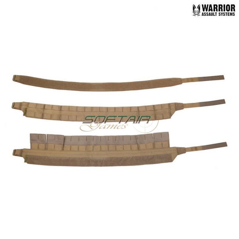 Molle coyote tan low profile belt with cobra warrior assault systems (w-eo-lpmb-b-ct)