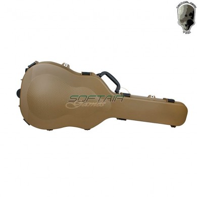 Tactical case guitar for rifle dark earth tmc rifles (tmc-gatb-de)