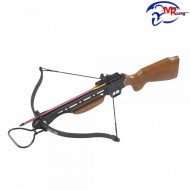 Balestra ricurva 150 libbre con calcio in legno man kung (mk-150a1)