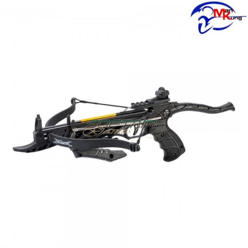 Pistola balestra alligator tcs1 80 libbre nera man kung (mk-tcs1b)