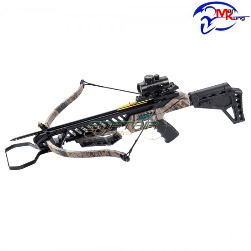 Curved crossbow hound 175 lbs god camo man kung (mk-xb27gc)