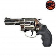 Blank Revolver New 380 Long Barrel Silver Bruni (br-460n)