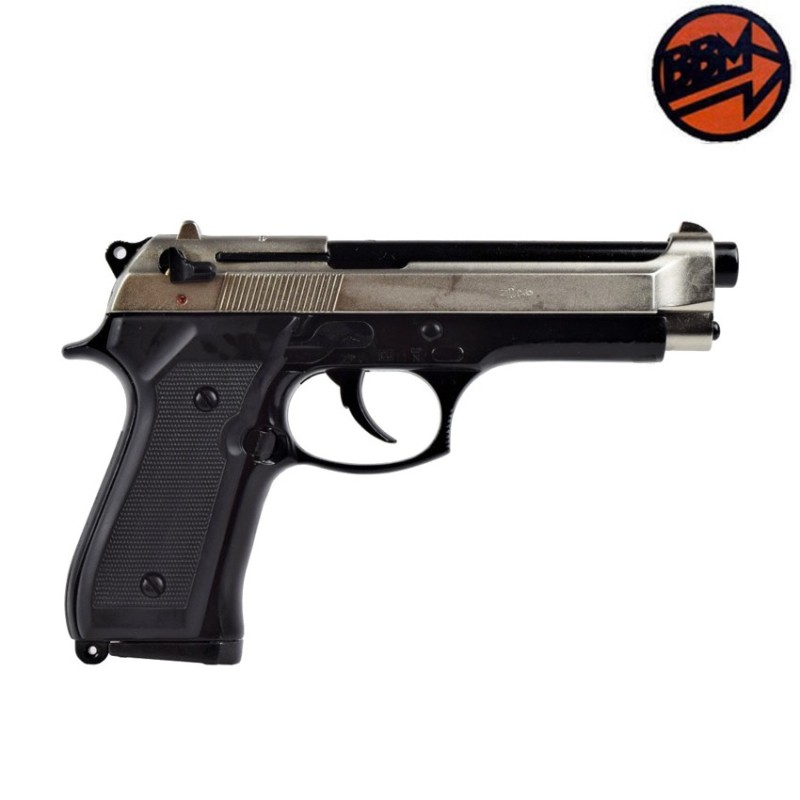 Blank Pistol 92 Bicolor Caliber 8 Bruni (br-1300bn)