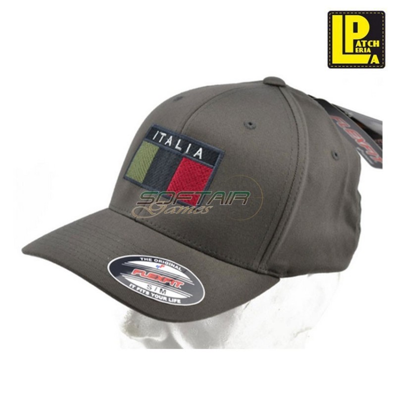 Flexfit® cap grey italy Patcheria (lp-capff009)
