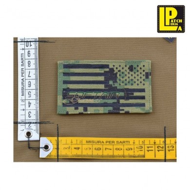 Infrared military patch ir bandiera usa aor2 reverse patcheria (lp-pir007)