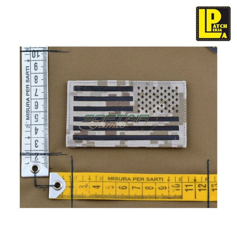 Infrared military patch ir bandiera usa aor1 reverse patcheria (lp-pir008)