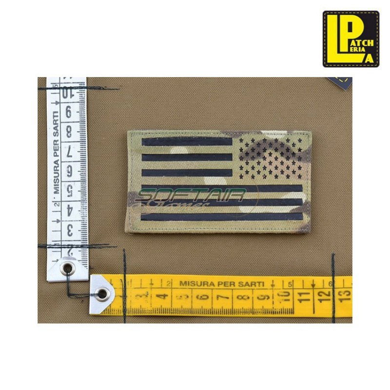 Infrared military patch ir usa flag multicam reverse patcheria (lp-pir010)