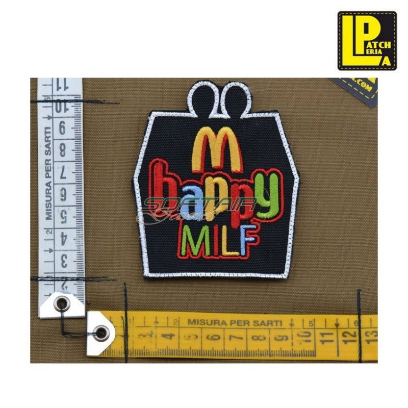 Military morale patch ricamata happy milf patcheria (lp-prc035)