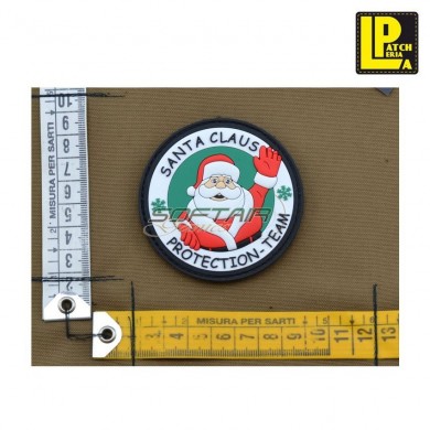 Military morale patch pvc santa claus protection team patcheria (lp-ppvc055)