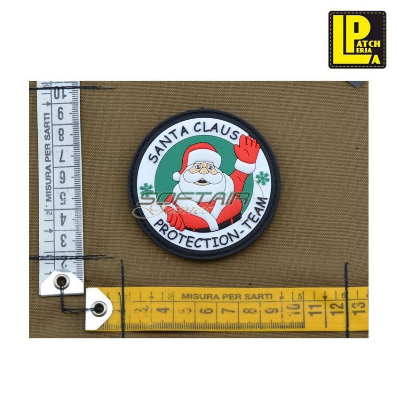 Military morale patch pvc santa claus protection team patcheria (lp-ppvc055)