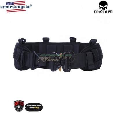 Cobra battle cinturone molle blue label black emerson (emb9392bk)