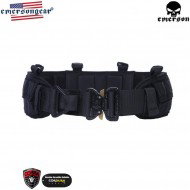 Cobra battle molle belt blue label black emerson (emb9392bk)