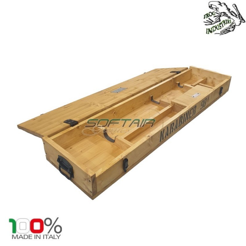 Cassa valigia real wood wwii style kar98 frog industries® (fi-k98-case)