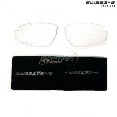 Coppia lenti ricambio clear per apache occhiali swiss eye® (se-ap-lens-cl)
