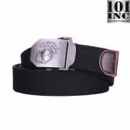 Web belt style 4 us marines black 101 inc (inc-241333-bk)