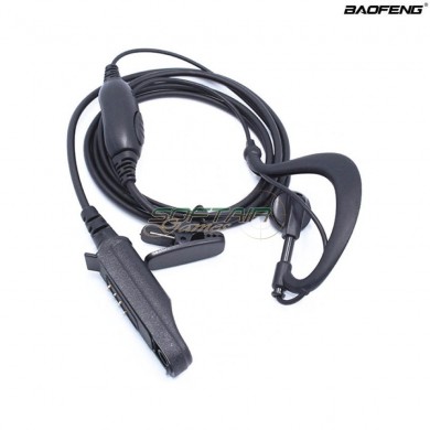 Headset/microphone per waterproof radio baofeng (bao-bf-ear3)