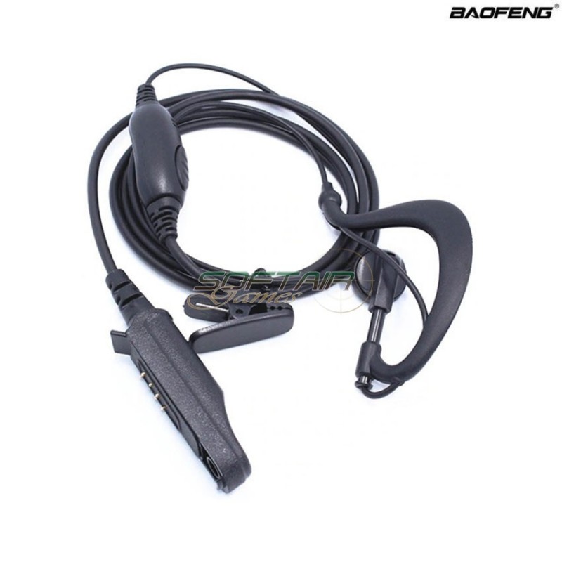 Auricolare/microfono per radio waterproof baofeng (bao-bf-ear3)