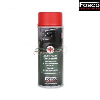 Spray Army Paint Red Cross Red Fosco Industries (fo-469312-rcr)