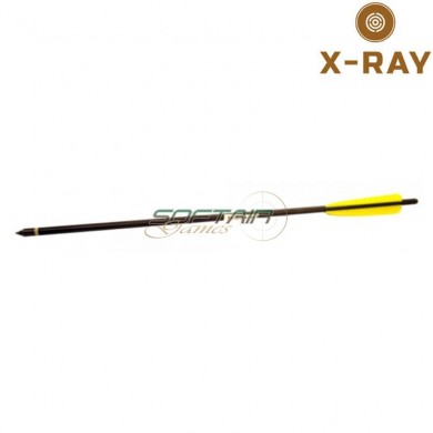 Freccia per balestra 20 pollici nera x-ray (xr-d024b)