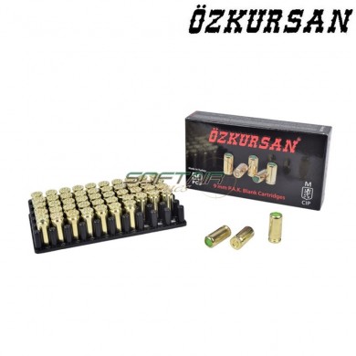 Cartucce A Salve 50 Pezzi Calibro 9 Ozkursan (oz-ct13)