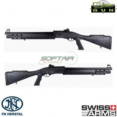 Fucile a co2 pompa slp tactical black fn herstal swiss arms cybergun (200304)