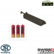 Fucile a co2 pompa slp tactical black fn herstal swiss arms cybergun (200304)