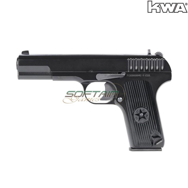 Pistola a gas blowback tt33 black kwa (kwa-110958)
