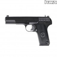Pistola a gas blowback tt33 black kwa (kwa-110958)