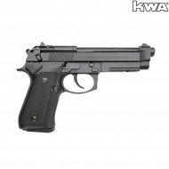 Pistola a gas blowback m9 ptp tactical ns2 black kwa (kwa-110952)