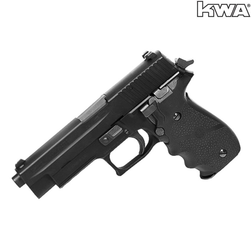 Pistola a gas blowback m226-le ns2 black kwa (kwa-110957)