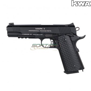 Pistola a gas blowback m1911 mkii ptp ns2 black kwa (kwa-110953)