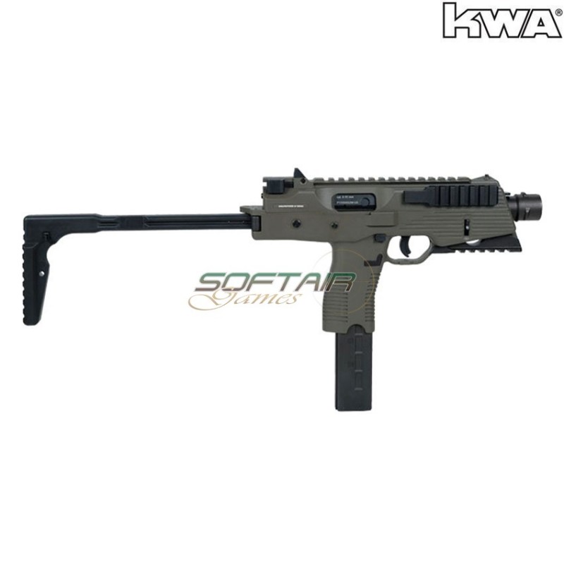 Gas submachine gun blowback kmp9r ns2 ranger grey kwa (kwa-212025)