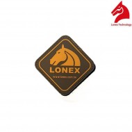 Patch 3d pvc tan lonex (lx-patch-1)