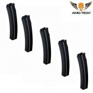 Set 5 mid-caps magazines 100bb november black for mp5 series amo-tech® (amt-mc-nov-bk-5)