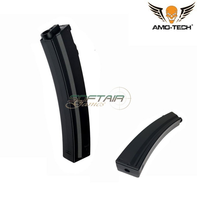 Set 5 mid-caps magazines 100bb november black for mp5 series amo-tech® (amt-mc-nov-bk-5)