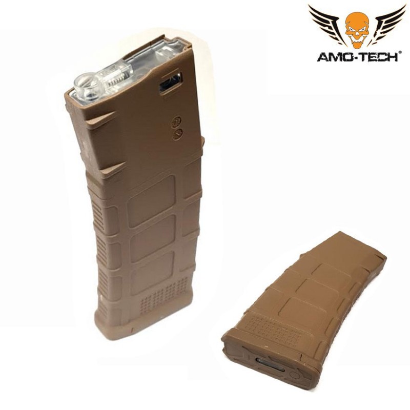 Set 5 mid-caps magazines 150bb gen.3 oscar dark earth for series m4 amo-tech® (amt-mc-oscar-de-5)