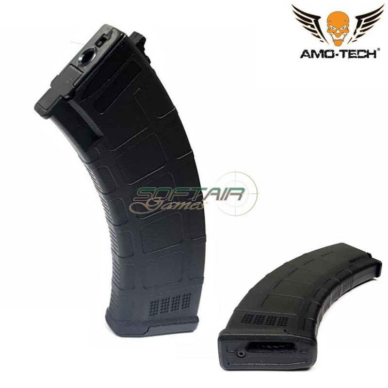 Set 5 caricatori maggiorati 600bb sierra black per serie ak amo-tech® (amt-hc-sierra-bk-5)