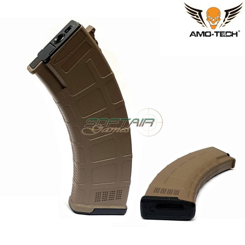 Hi-cap magazine 600bb sierra dark earth for series ak amo-tech® (amt-hc-sierra-de)