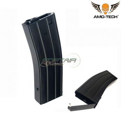 Caricatore maggiorato flash 380bb whiskey black per serie m4 amo-tech® (amt-hcf-whiskey-bk)