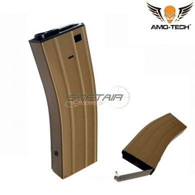 Caricatore maggiorato flash 380bb whiskey dark earth per serie m4 amo-tech® (amt-hcf-whiskey-de)