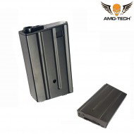 Set 5 hi-caps magazines short 190bb whiskey black for m4 series amo-tech® (amt-hcs-whiskey-bk-5)