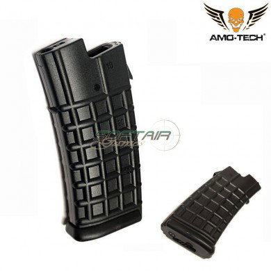 Set 5 hi-caps magazines 330bb duff black for series aug amo-tech® (amt-hc-duff-bk-5)