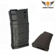 Set 5 caricatori maggiorati 550bb charlie black per serie sr25 amo-tech® (amt-hc-charlie-bk-5)