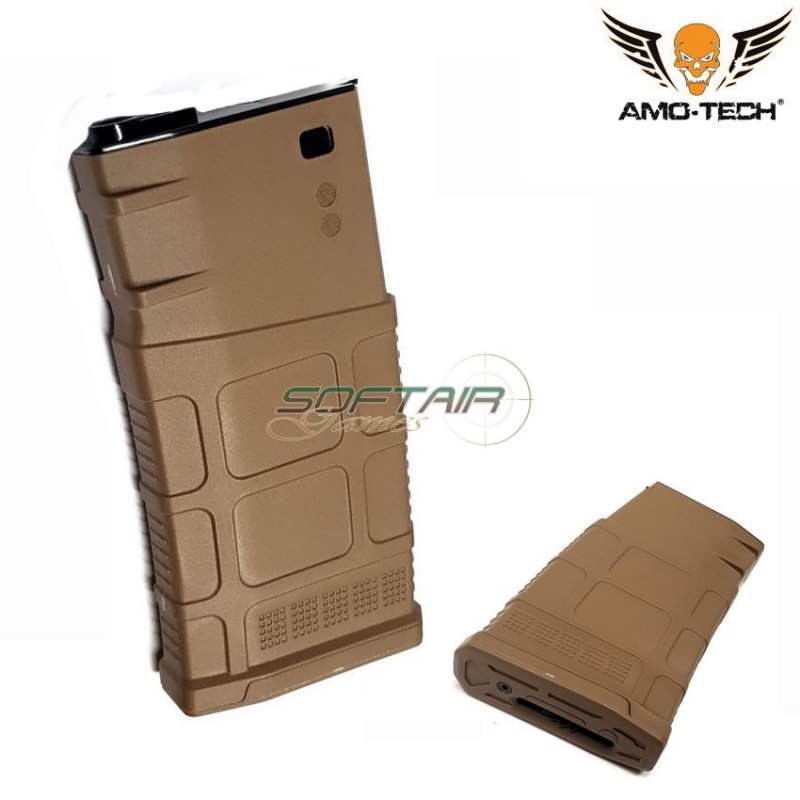 Hi-cap magazine 550bb charlie dark earth for sr25 series amo-tech® (amt-hc-charlie-de)