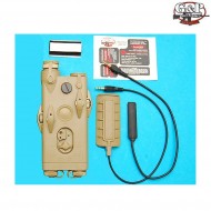 Peq ii laser green dot sand g&p (gp-lsp006)