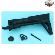 Stock pdw slim snake black for aeg m4 g&p (gp-cop104bk)
