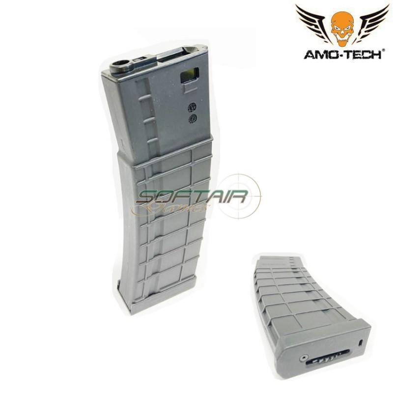 Set 5 hi-caps magazines 450bb apples black for m4 series amo-tech® (amt-hc-apples-bk-5)