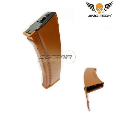 Set 5 hi-cap flash magazine 500bb uniform orange for series ak74 amo-tech® (amt-hcf-uniform-or-5)