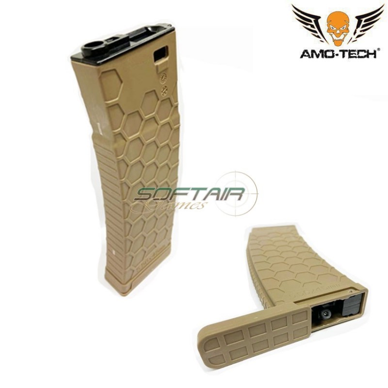 Hi-cap flash magazine 410bb bravo dark earth for m4 series amo-tech® (amt-hcf-bravo-de)