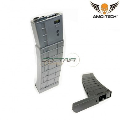 Hi-cap flash magazine 410bb apples black for m4 series amo-tech® (amt-hcf-apples-bk)